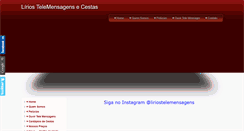 Desktop Screenshot of liriostelemensagens.com